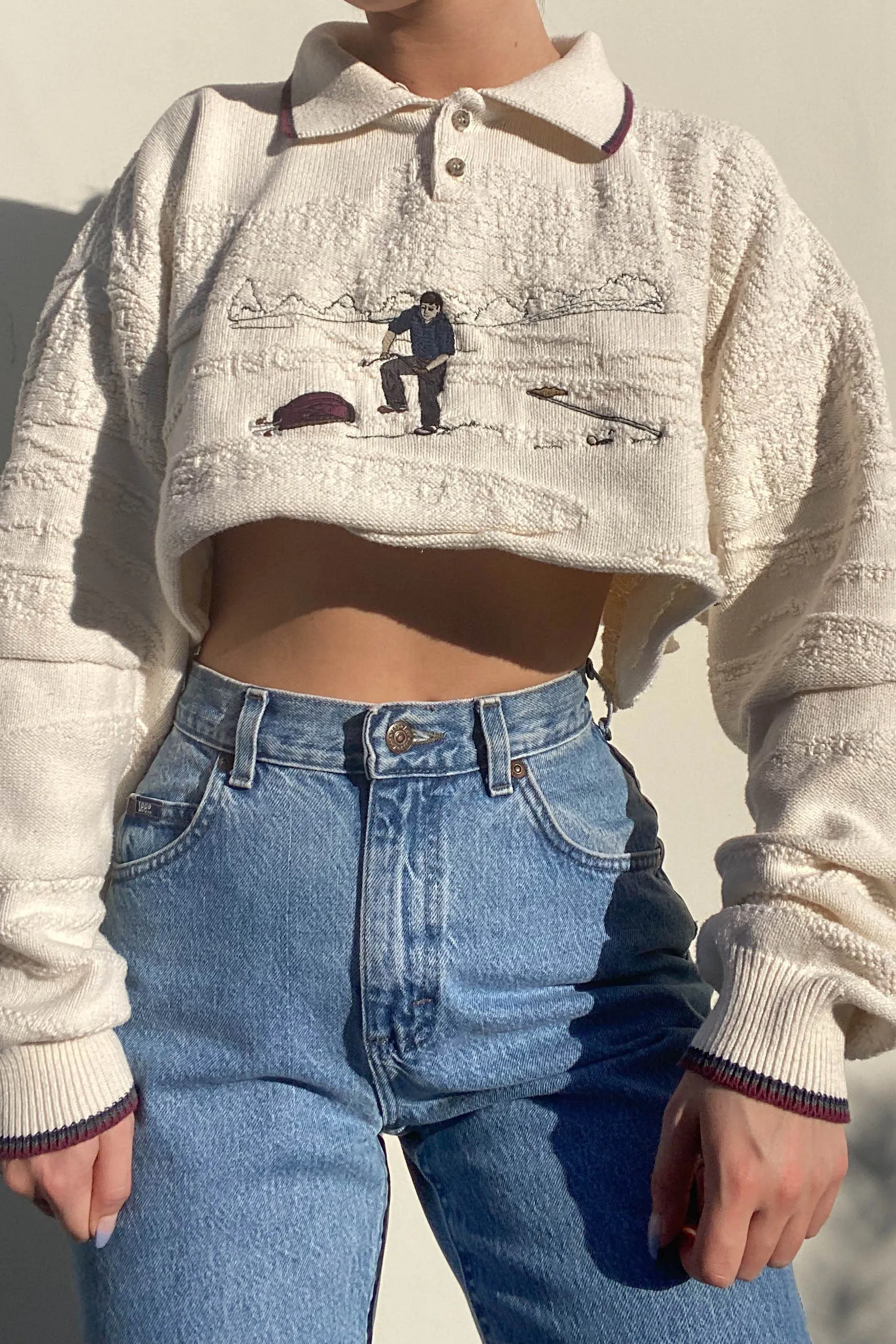 80's Golf Polo Knit (S)