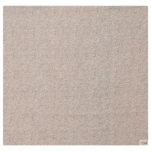 Bebe Bella Blue Leaves Print Blanket