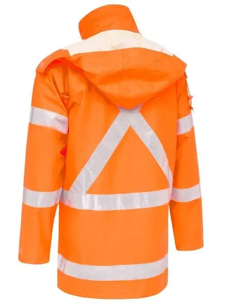 Bisley X Taped Hi Vis Rain Shell Jacket (BJ6968XT)