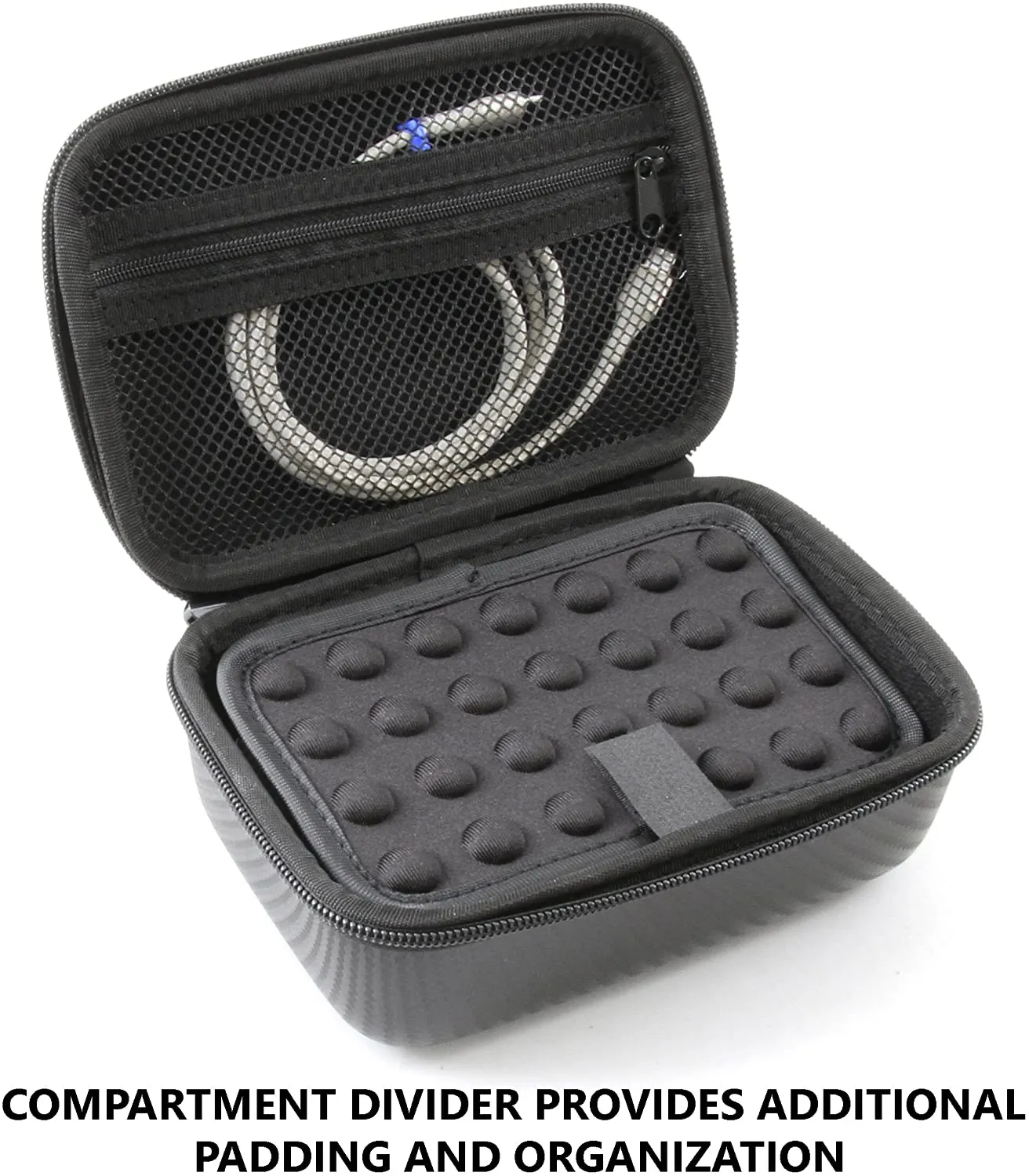 CASEMATIX Portable Recorder Carry Case Compatible with Tascam DR40X Studio Recorder and DR40 Small Accessories