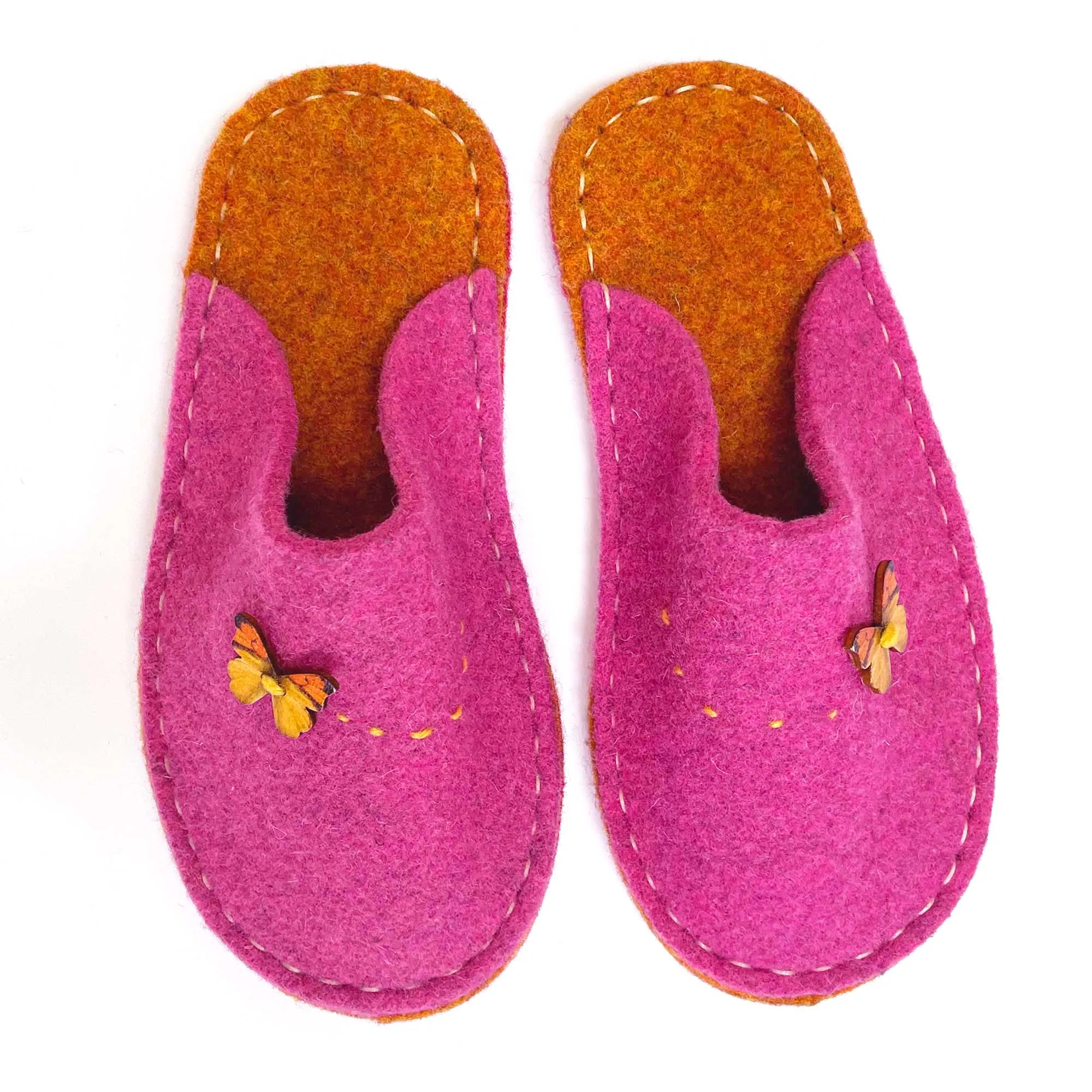 Complete Slipper Kit - Butterfly Button