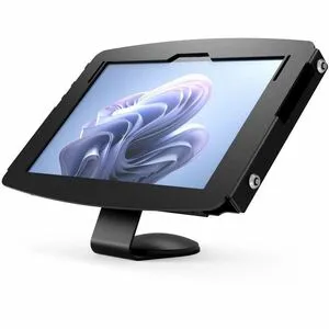 Compulocks Surface Go (1-3rd) Space Enclosure Core Counter Stand or Wall Mount Black