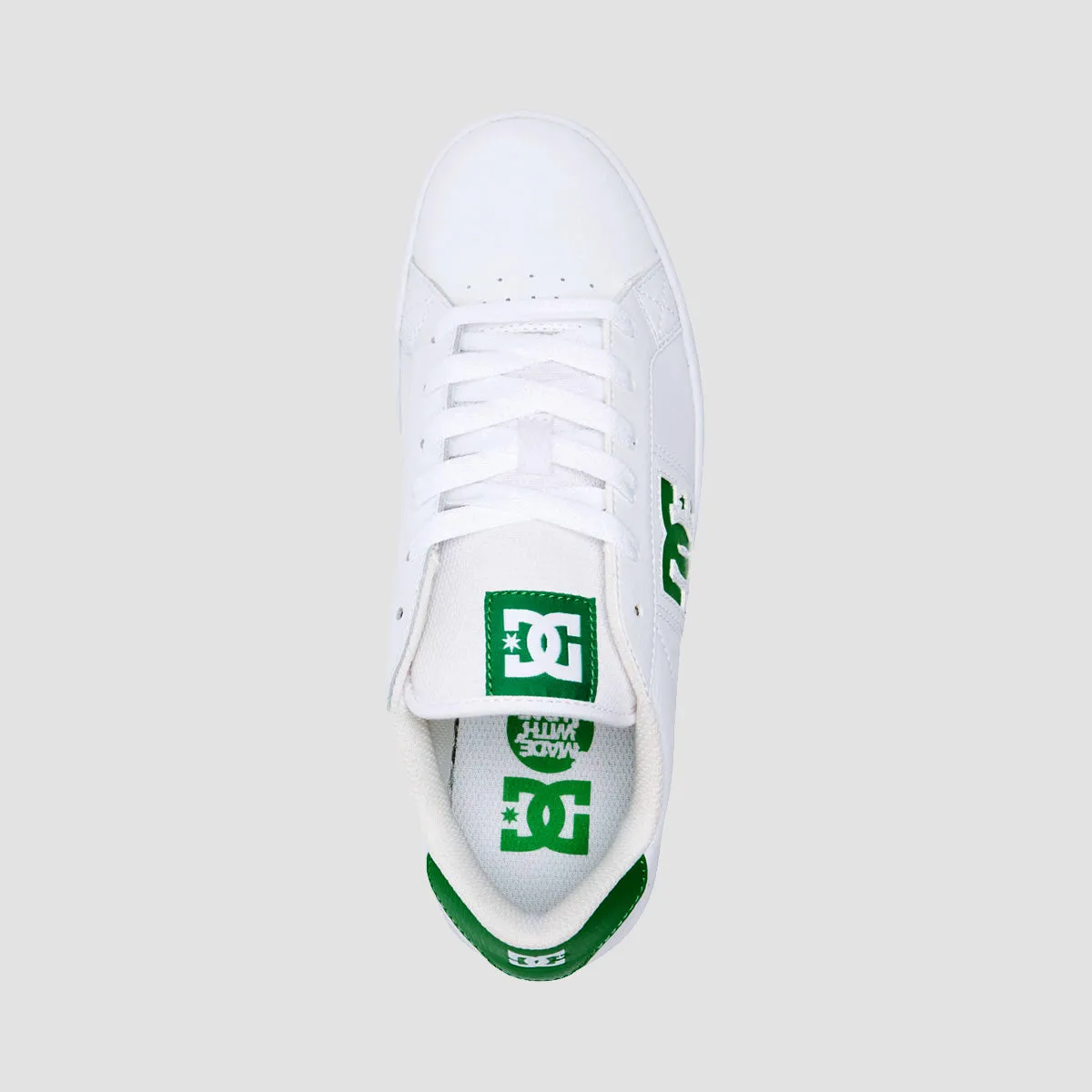 DC Striker Shoes - White/Green