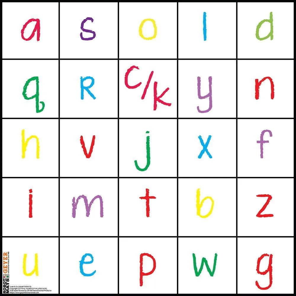 Geyer Code And Go 5 inch-Letters