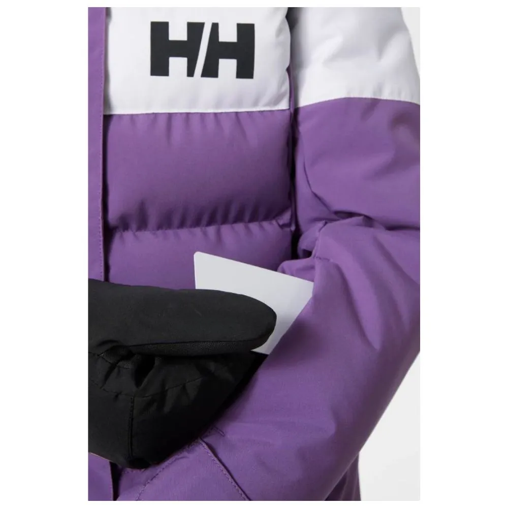 Helly Hansen Girls Ski Jacket & Legendary Ski Pants Bundle - Crushed Grape & Black