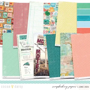 Let's Go 12x12 Set of Monthly Papers June 2024
