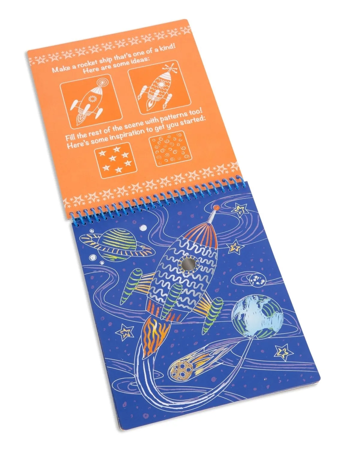 Melissa & Doug On the Go - Vehicles Color-Reveal Pad - Scratch Art