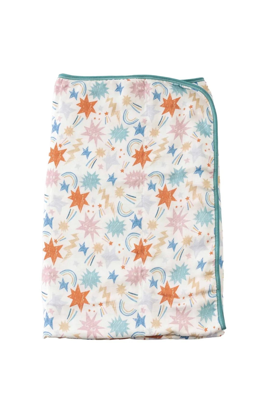 Muslin Quilt Blanket - Superhero Dog
