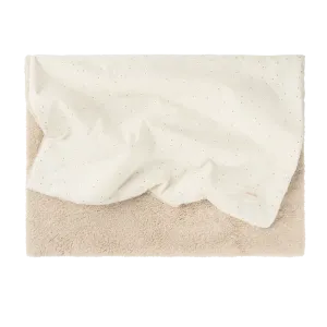 Nobodinoz Stories Winter Newborn Blanket 70x100cm | Honey Sweet Dots Natural
