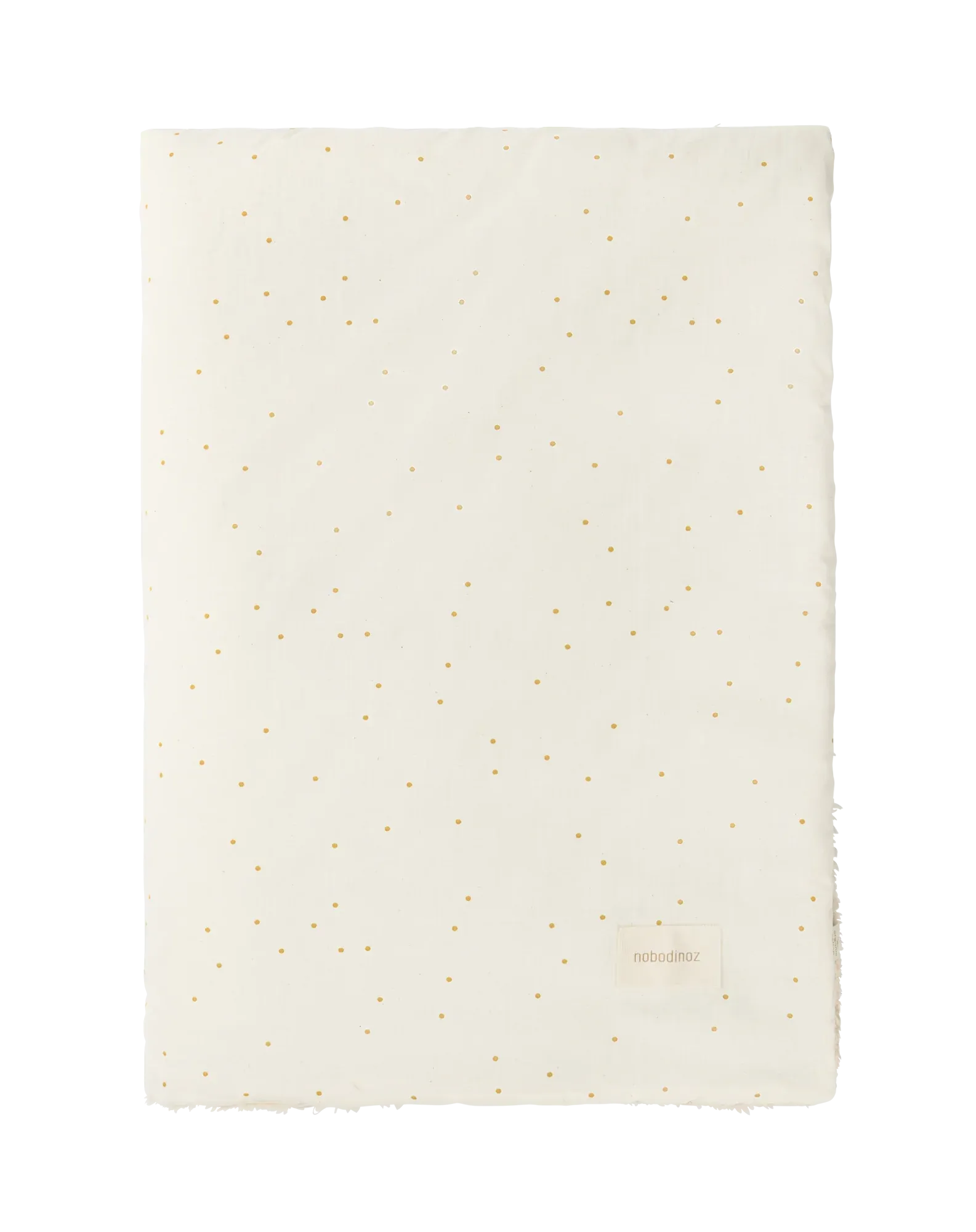 Nobodinoz Stories Winter Newborn Blanket 70x100cm | Honey Sweet Dots Natural
