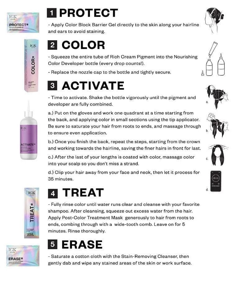 Permanent Color Kit - Best Sellers