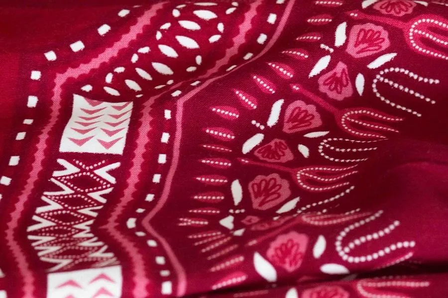Plus Size Red Thai Hippie Pants