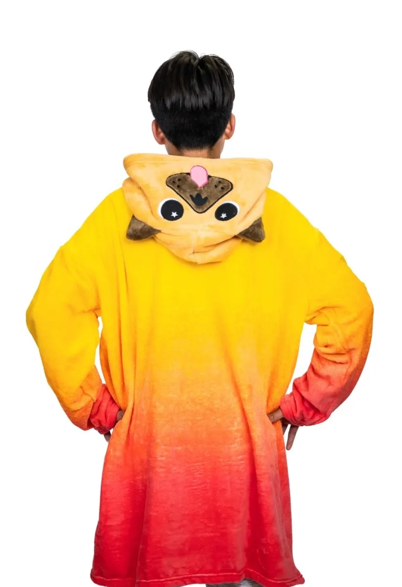 Pug Hooded Blanket