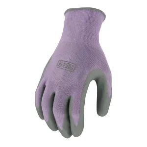 Purple Ladies Foam Nitrile Grip Glove