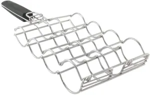 Steven Raichlen Stainless Steel Corn Basket w/ Folding Handle