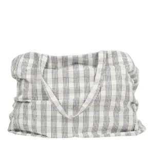 Studio Feder Tote Bag - Creme Grid