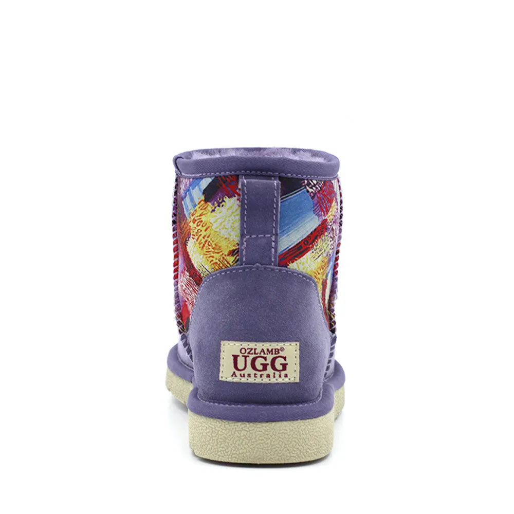 Sunnee Short Ugg Boot - Purple