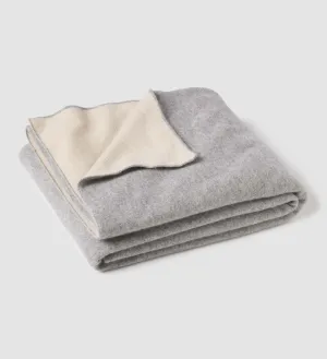 The Double-Sided Reversible Cashmere Throw Blanket