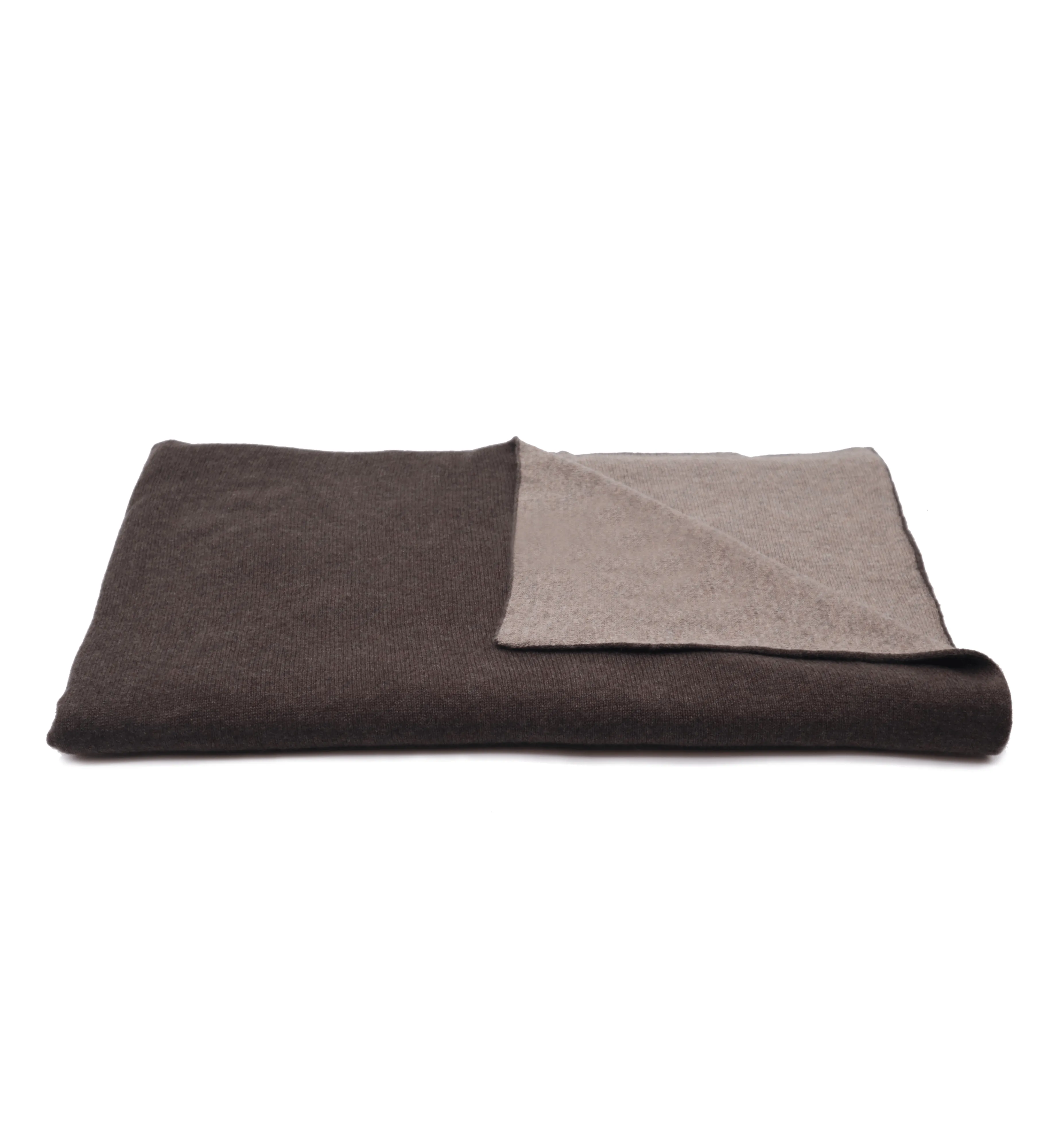 The Double-Sided Reversible Cashmere Throw Blanket