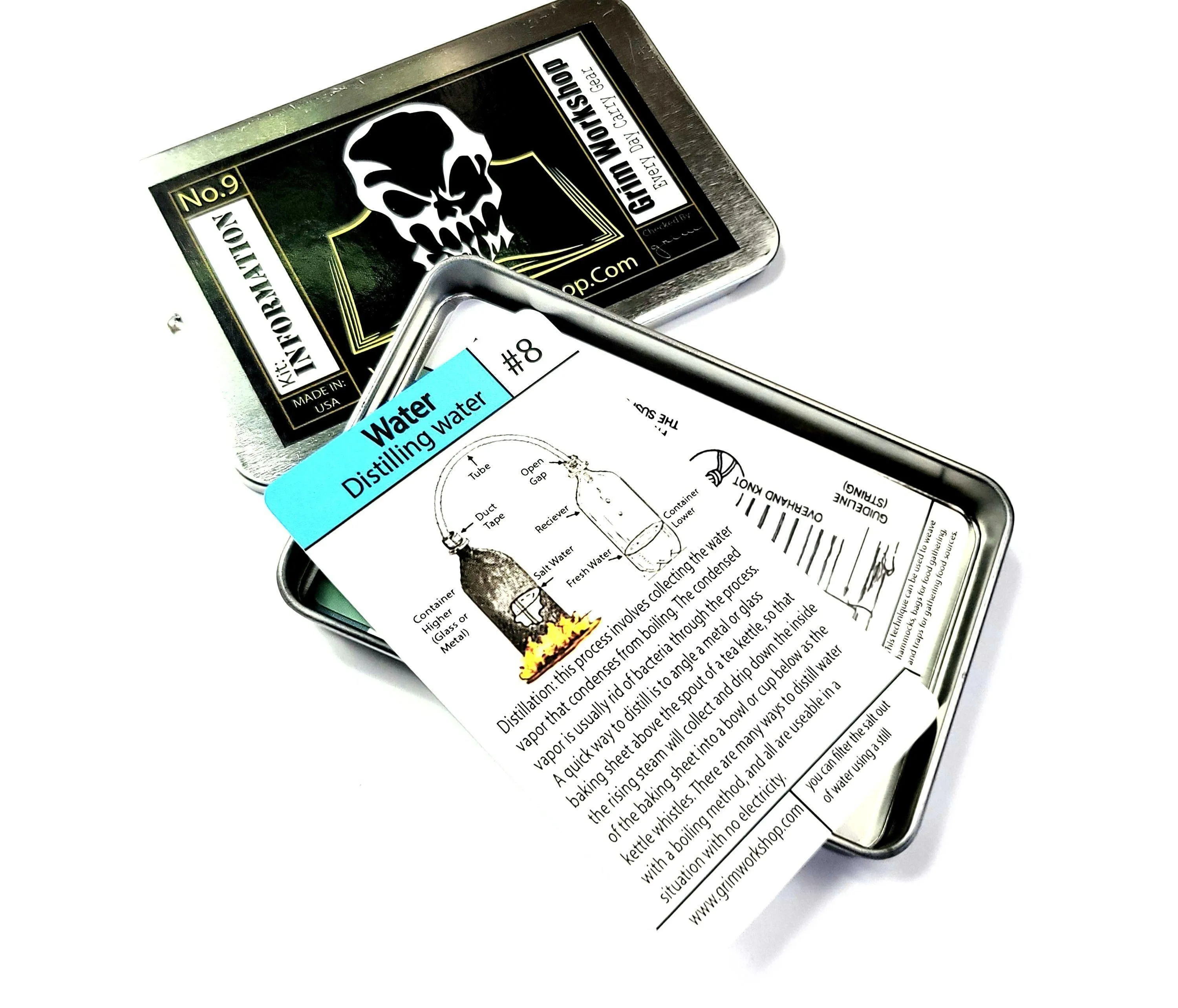 Tip Card #08 Water Purification and Distillation : How to Make a Purifying Survival Water Still