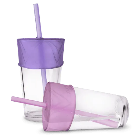 Universal Silicone Cover and Drink Protector, 2pk